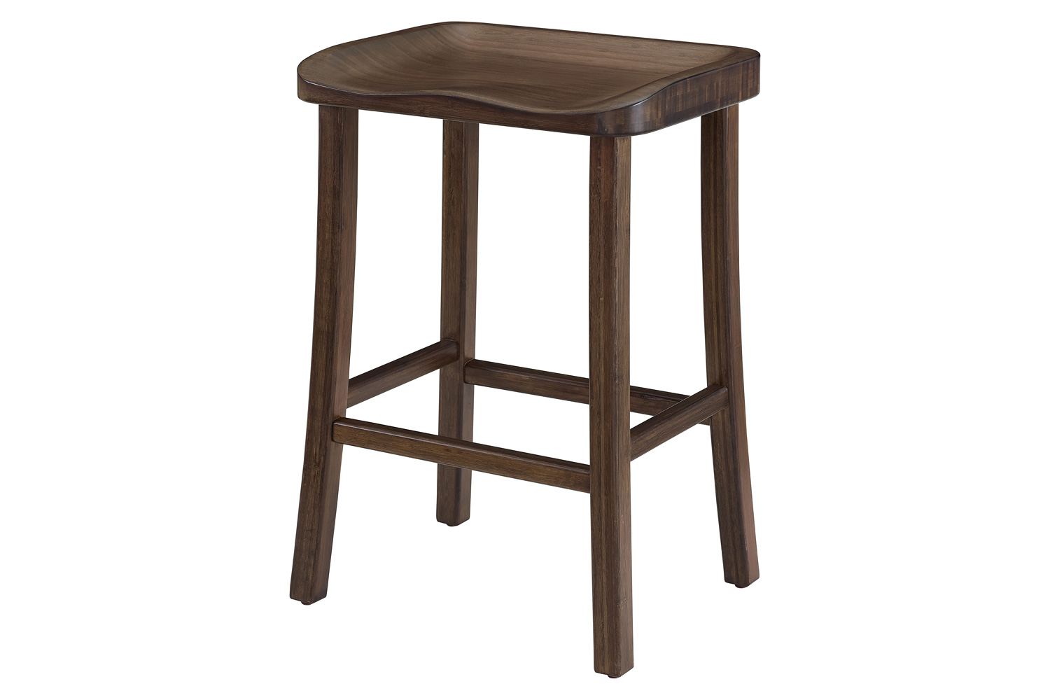 Greenington Tulip Counter Height Stool Set of 2 - Black Walnut, Bamboo