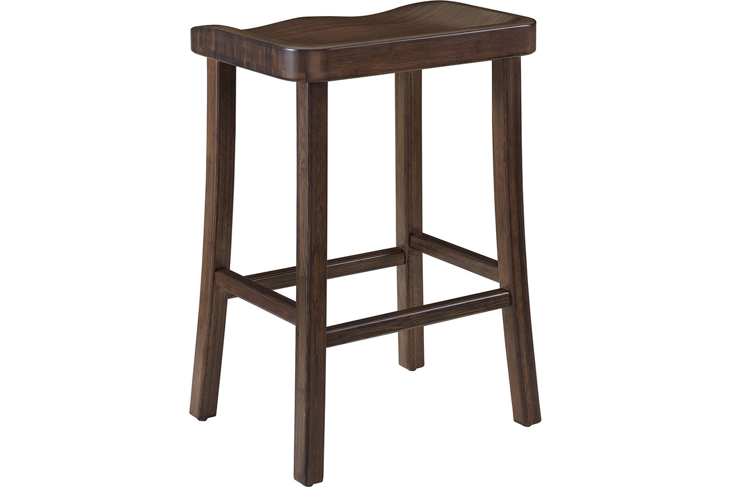 Greenington Tulip Counter Height Stool Set of 2 - Black Walnut, Bamboo