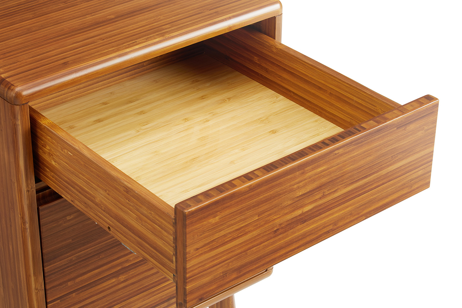 Greenington - Folio File Cabinet in Amber, Solid Moso Bamboo