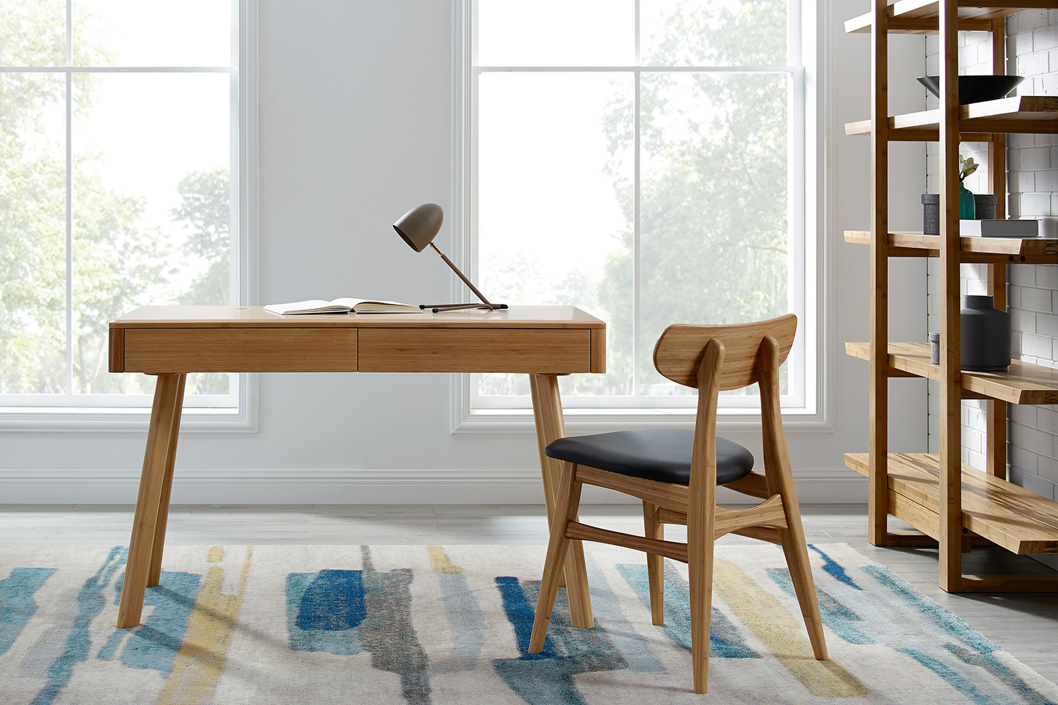 Greenington Jasmine Writing Desk - Caramelized, Bamboo