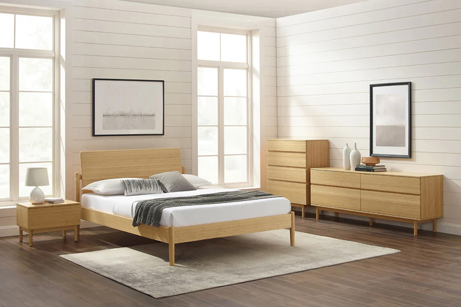 Greenington Monterey Platform Bed - Wheat, King Size