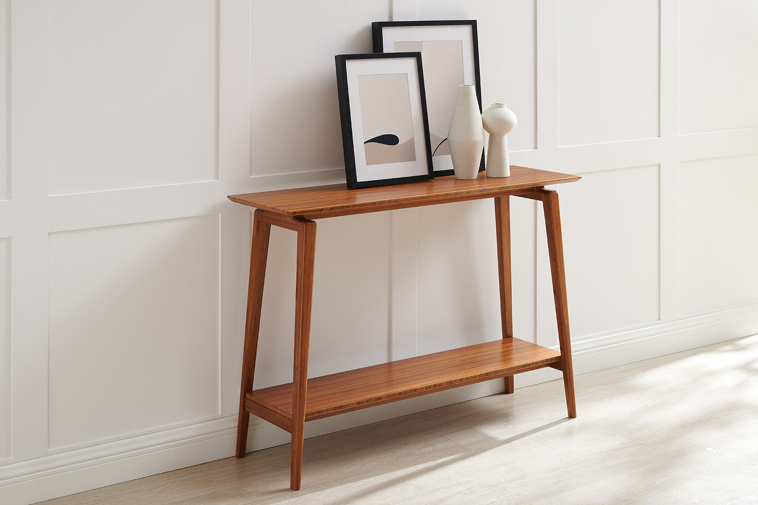 Greenington Antares Console Table - Amber, Solid Moso Bamboo