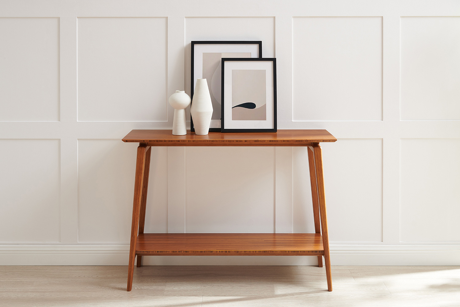 Greenington Antares Console Table - Amber, Solid Moso Bamboo