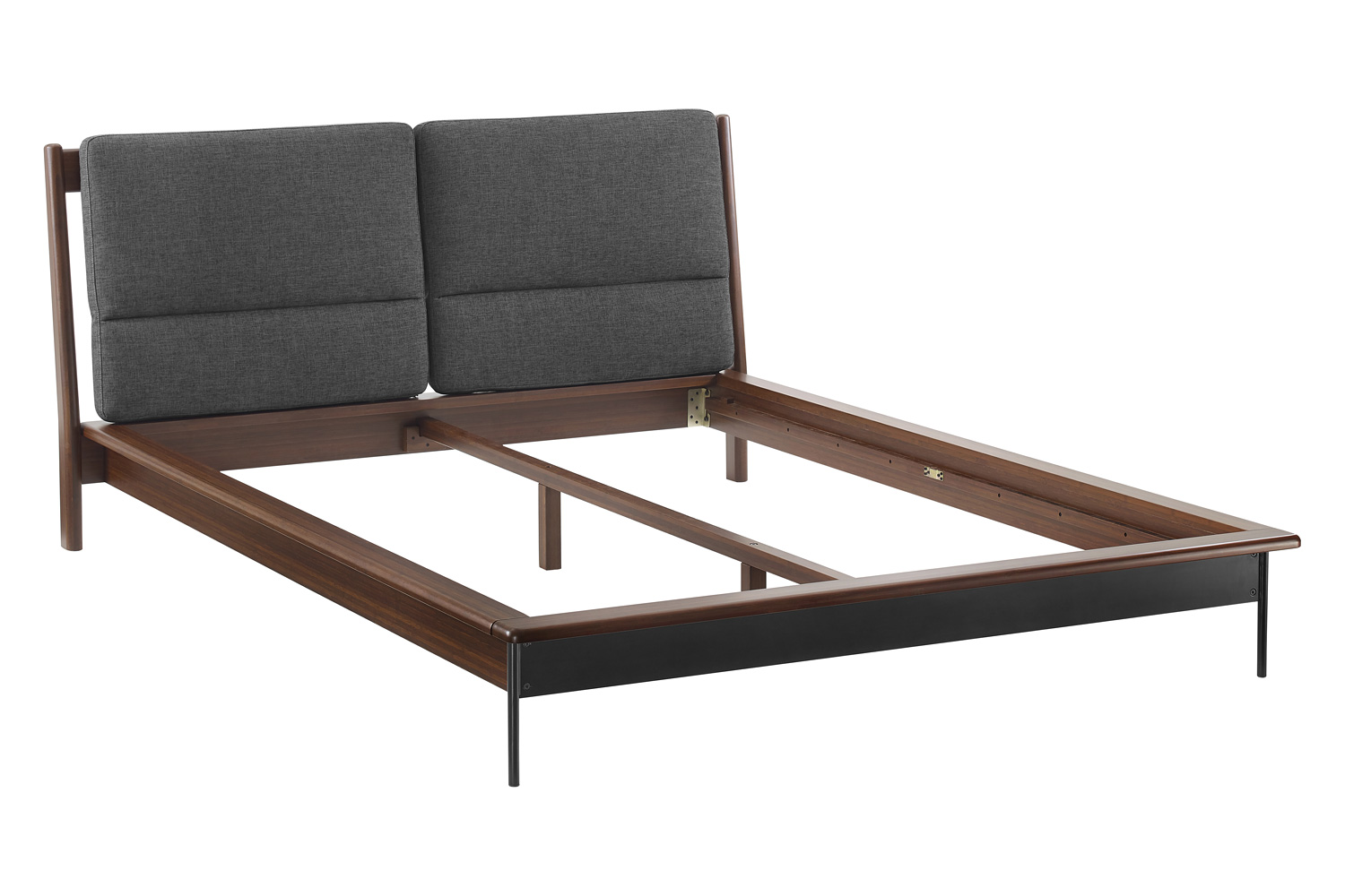 Greenington Park Avenue Platform Bed With Fabric - Ruby, California King Size