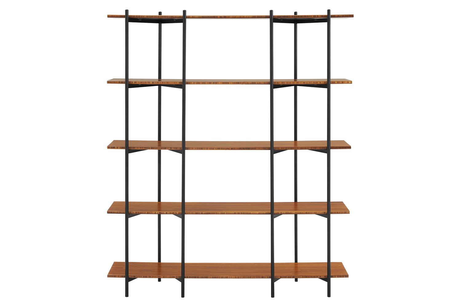 Greenington - Studio Plus Metal Shelf in Amber, Solid Moso Bamboo/Metal