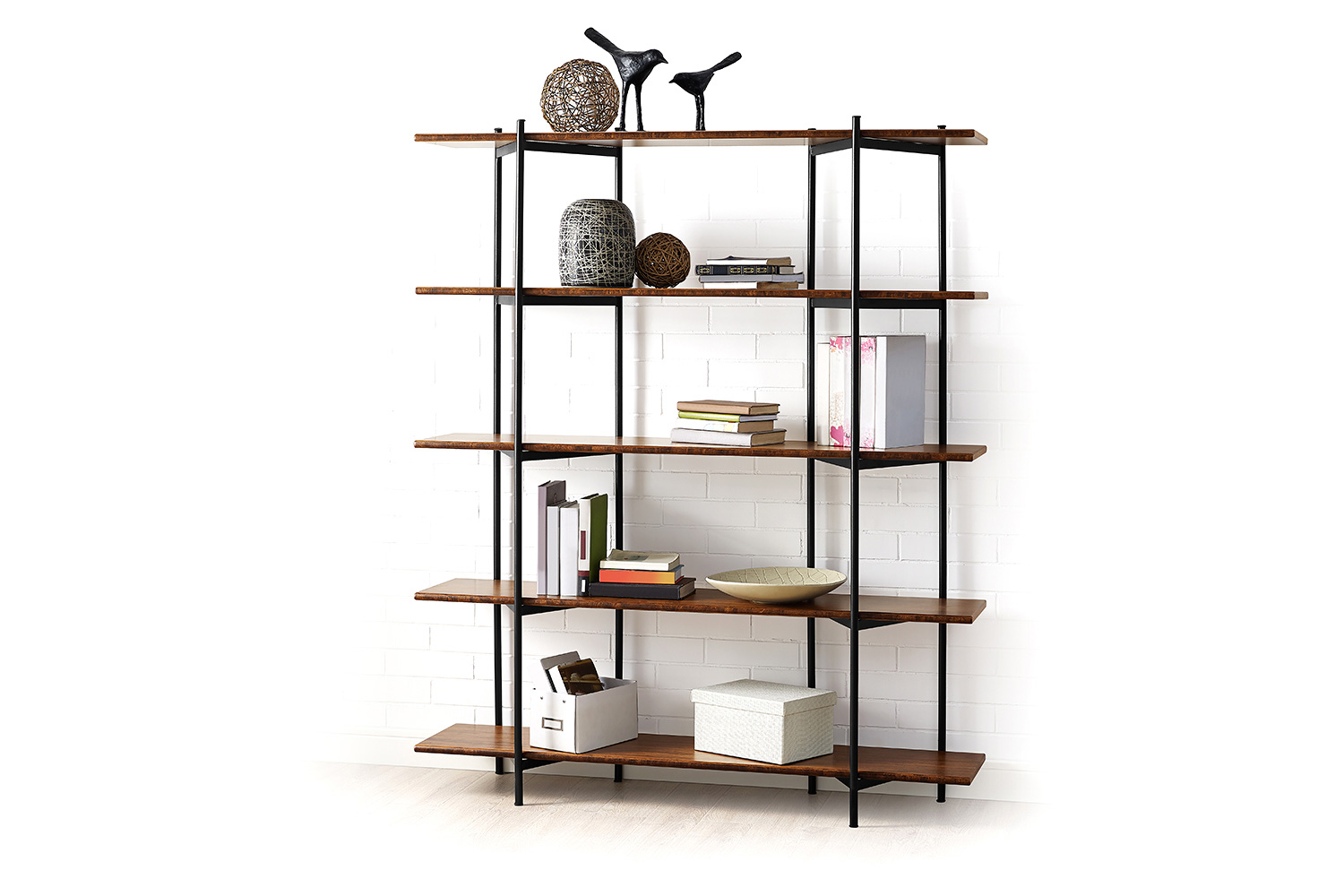 Greenington - Studio Line Metal Shelf in Exotic, Bamboo