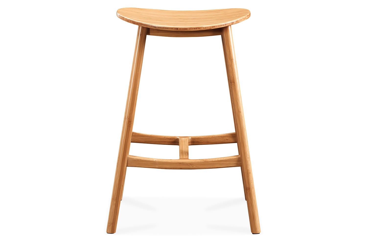 Greenington - Skol Bar Height Stool Set of 2 in Caramelized, Bamboo