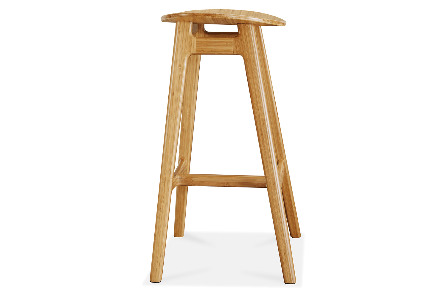 Greenington - Skol Bar Height Stool Set of 2 in Caramelized, Bamboo