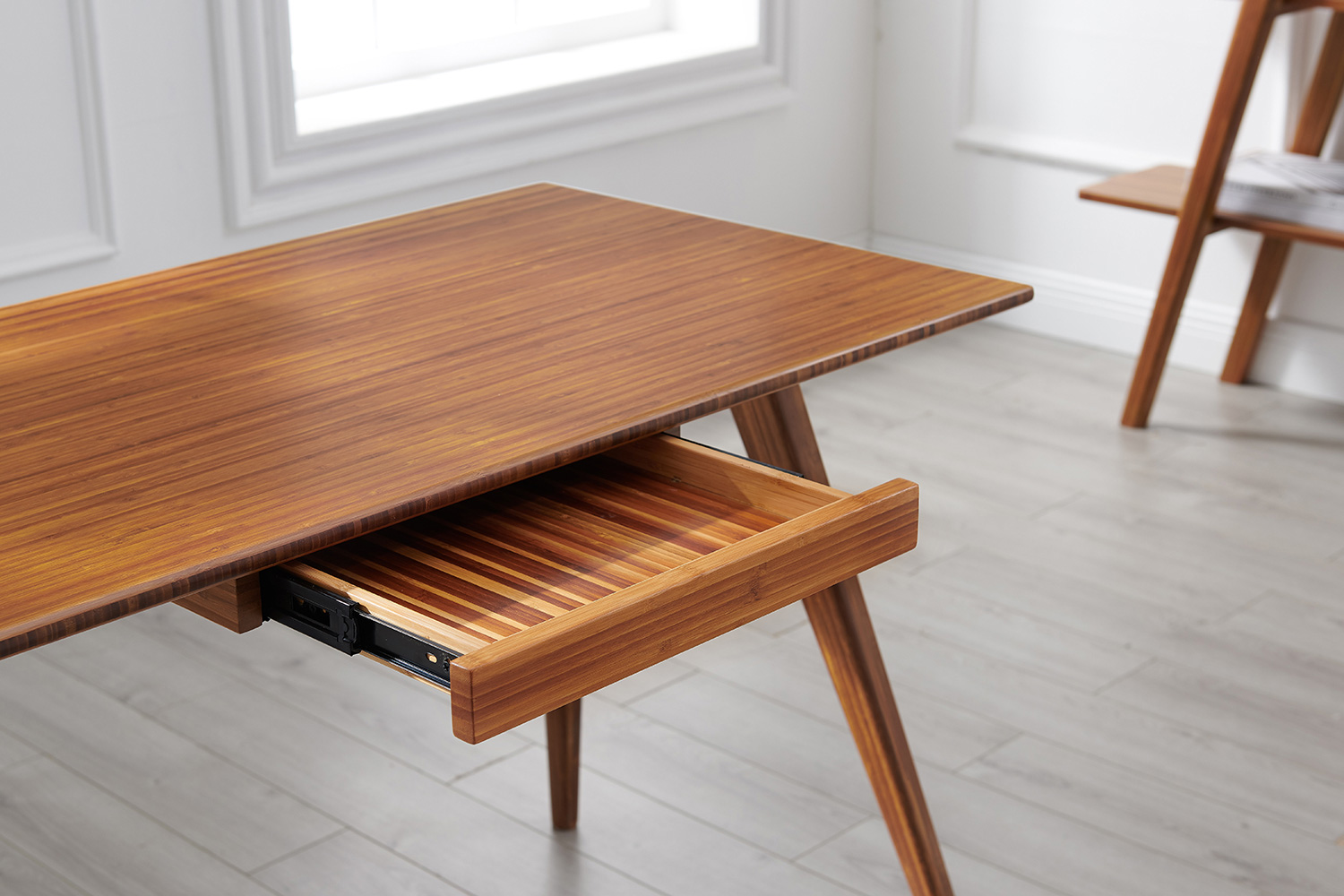 Greenington - Studio Plus Desk in Amber, Bamboo