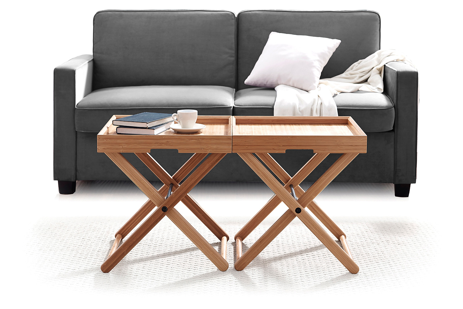 Greenington - Teline Tray Table in Caramelized, Bamboo