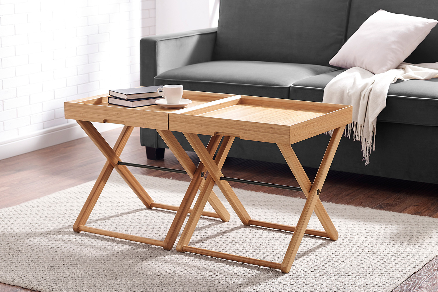 Greenington - Teline Tray Table in Caramelized, Bamboo