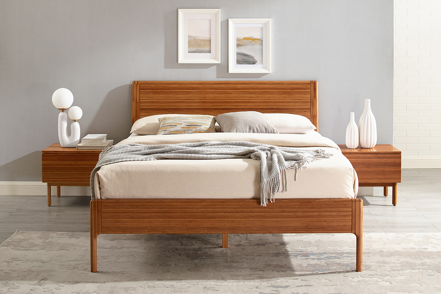 Greenington Ventura Platform Bed - Amber, Queen Size