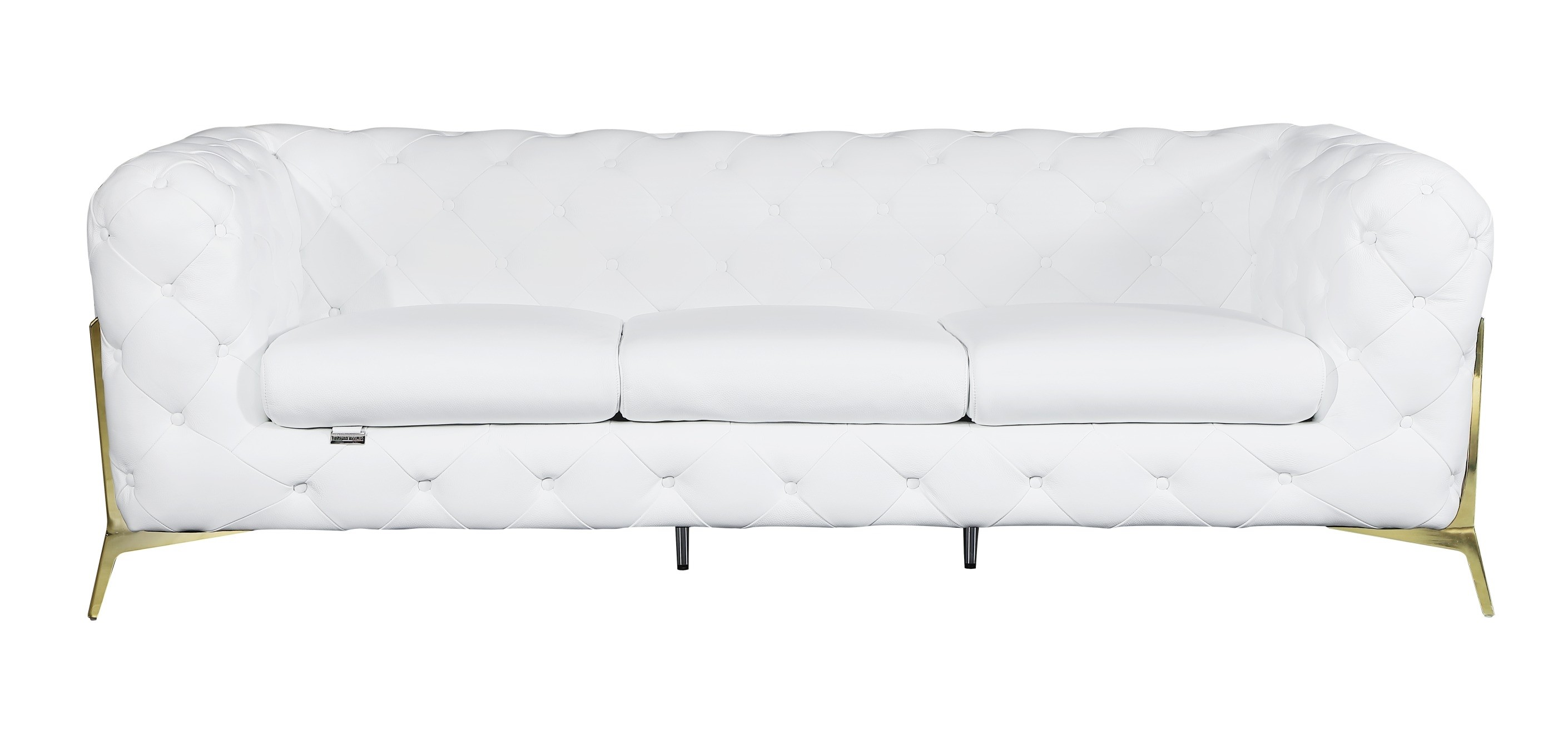 GUF 970 Sofa - White, Genuine Italian Leather