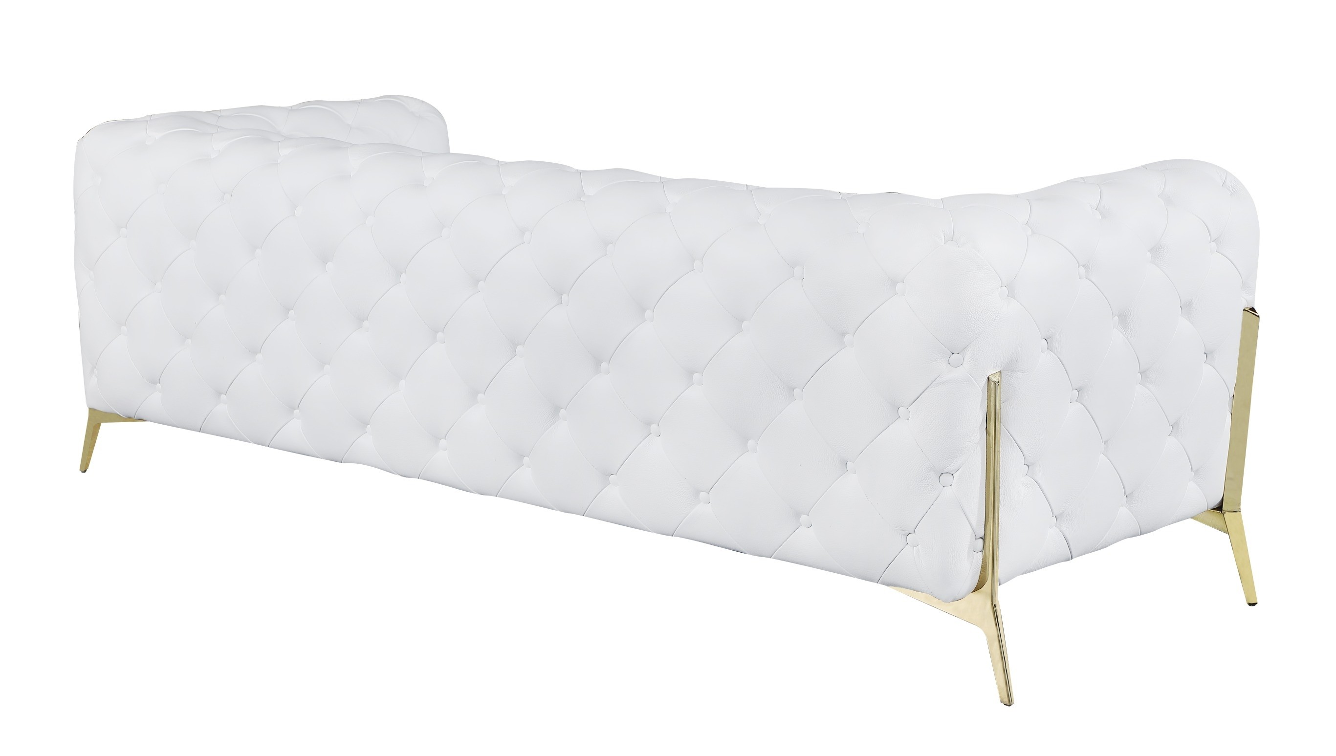 GUF 970 Sofa - White, Genuine Italian Leather