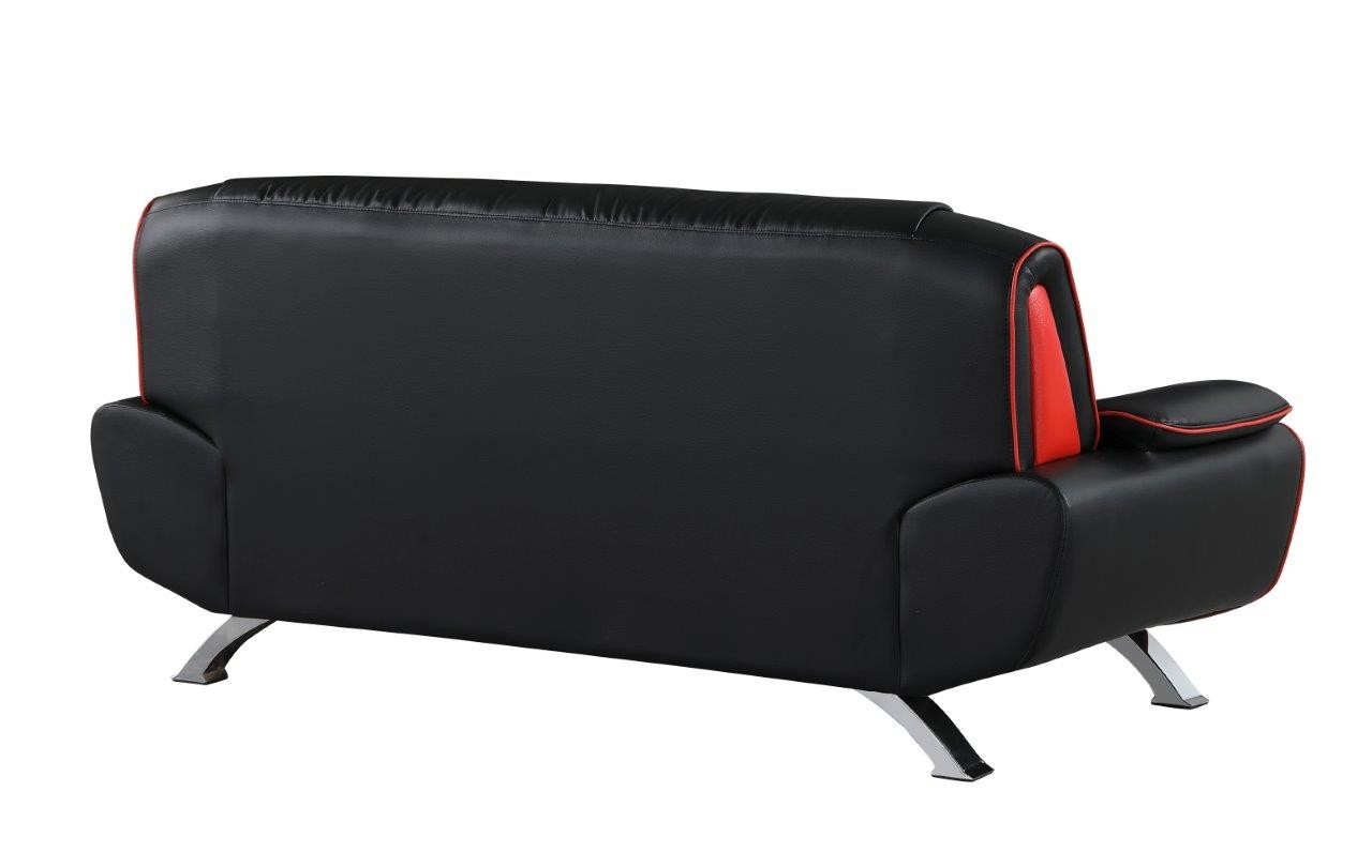 GUF™ 405 Sofa - Black, Leather Match