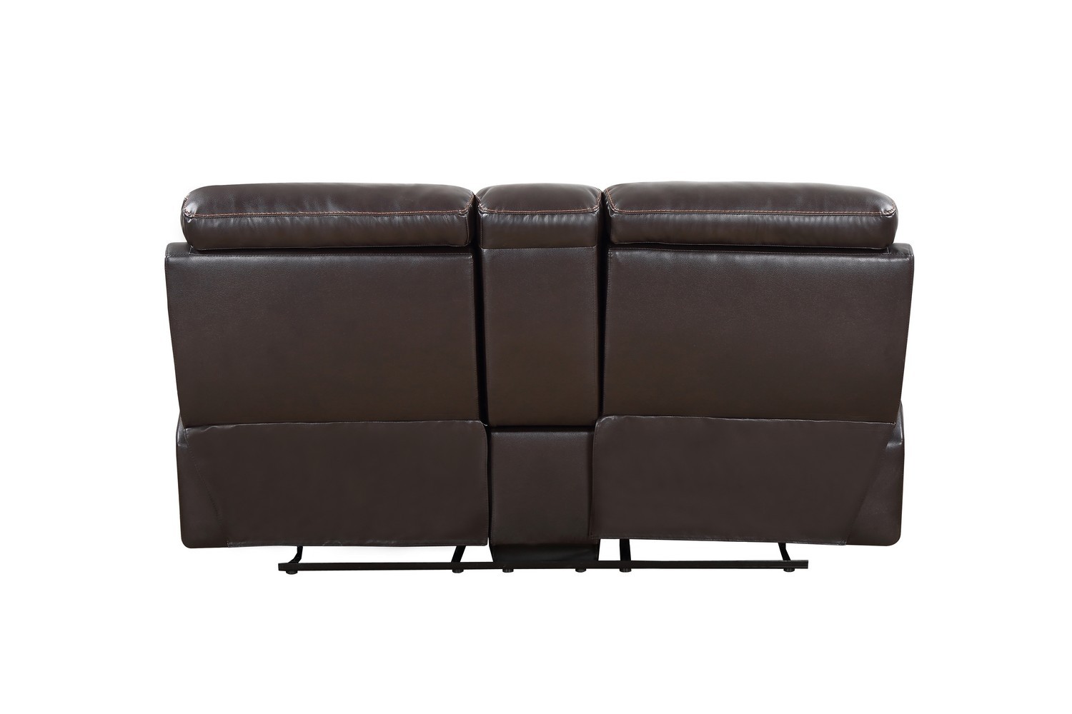 GUF™ 9442 Power Reclining Console Loveseat - Brown, Leather Air