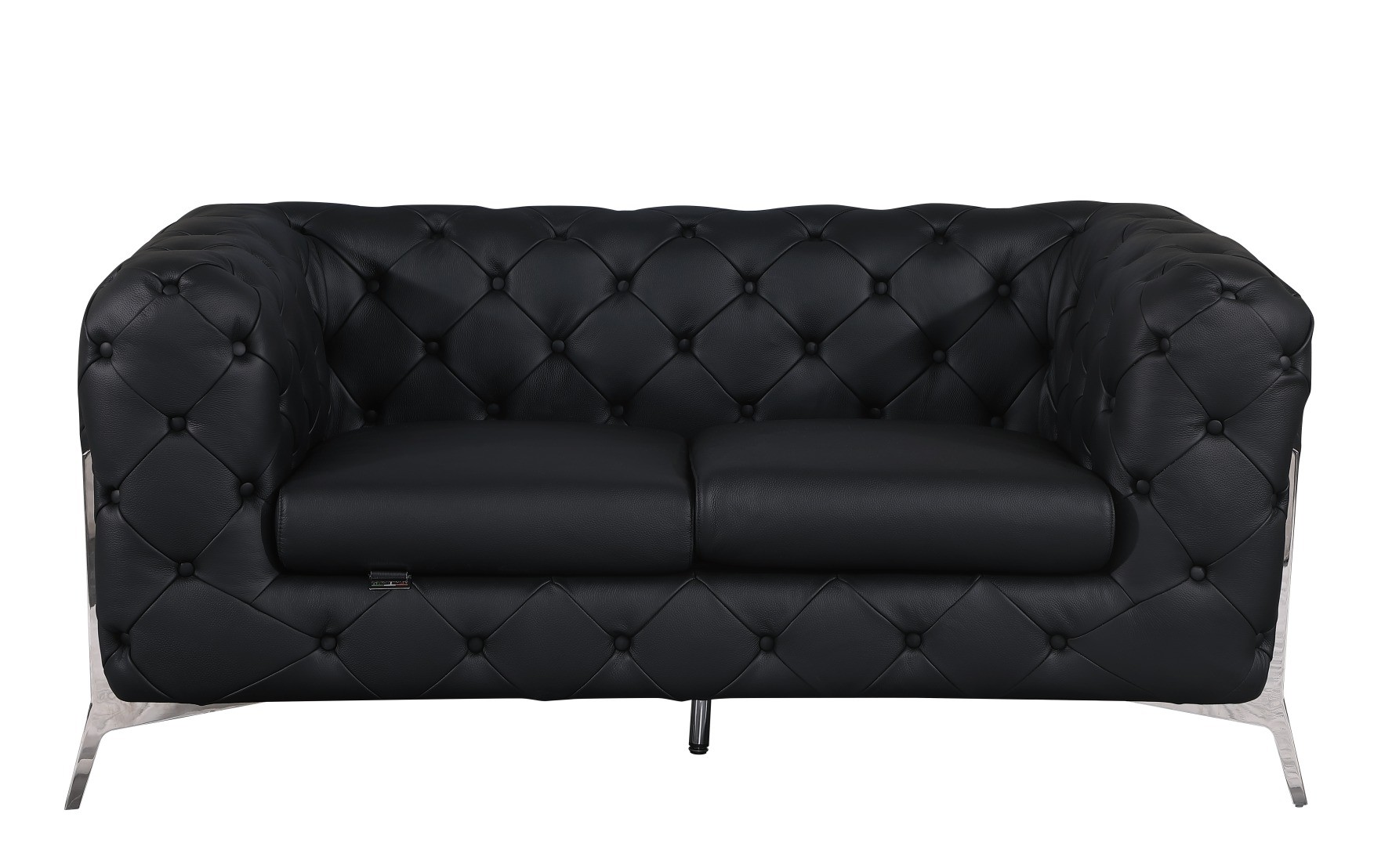 GUF™ 970 Sofa Set - Black, Genuine Italian Leather