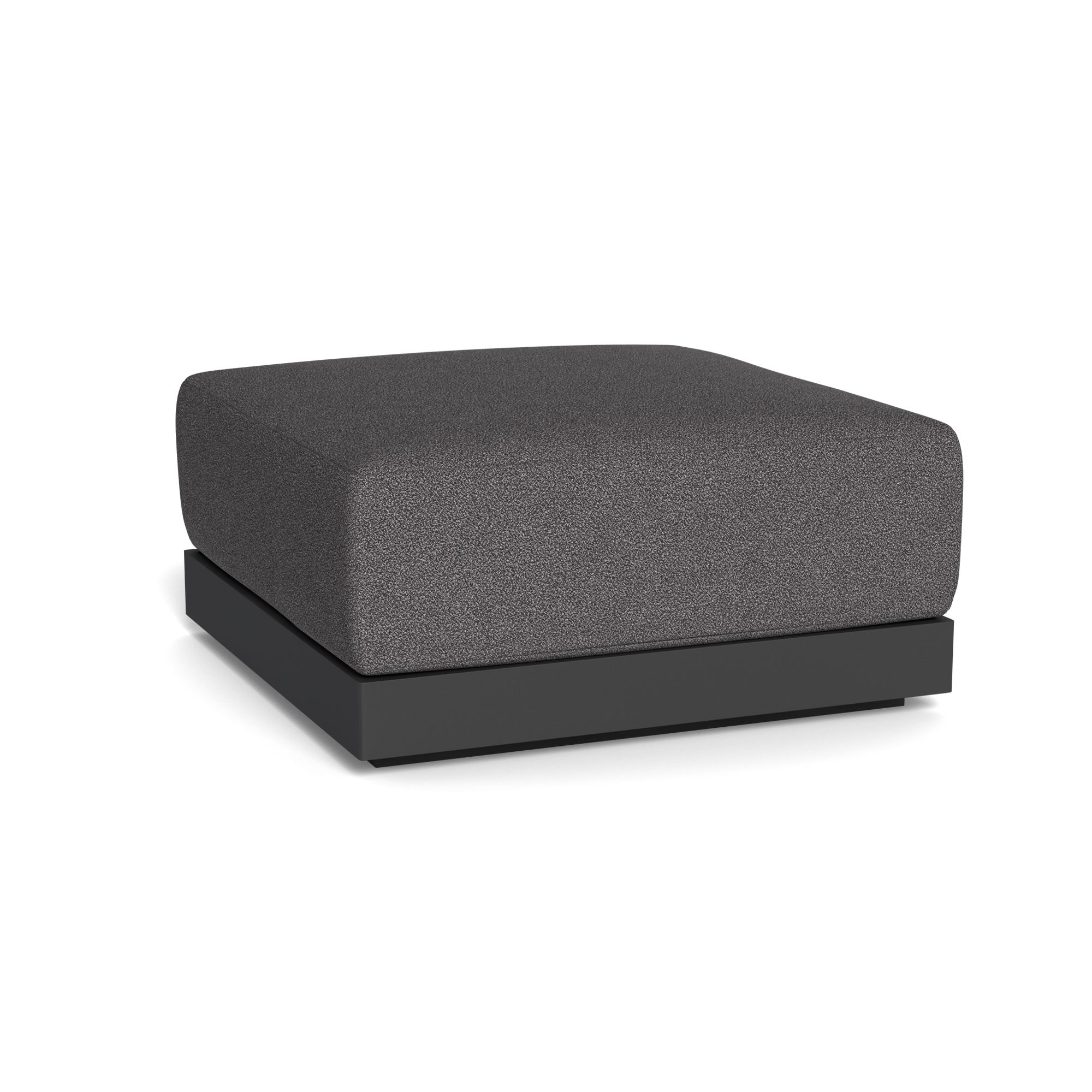 Harbour Antigua Ottoman - Aluminum Asteroid, Riviera Slate