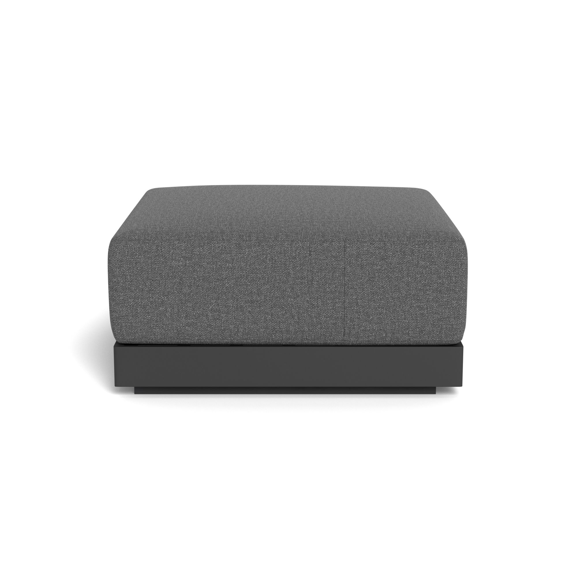 Harbour Antigua Ottoman - Aluminum Asteroid, Siesta Slate