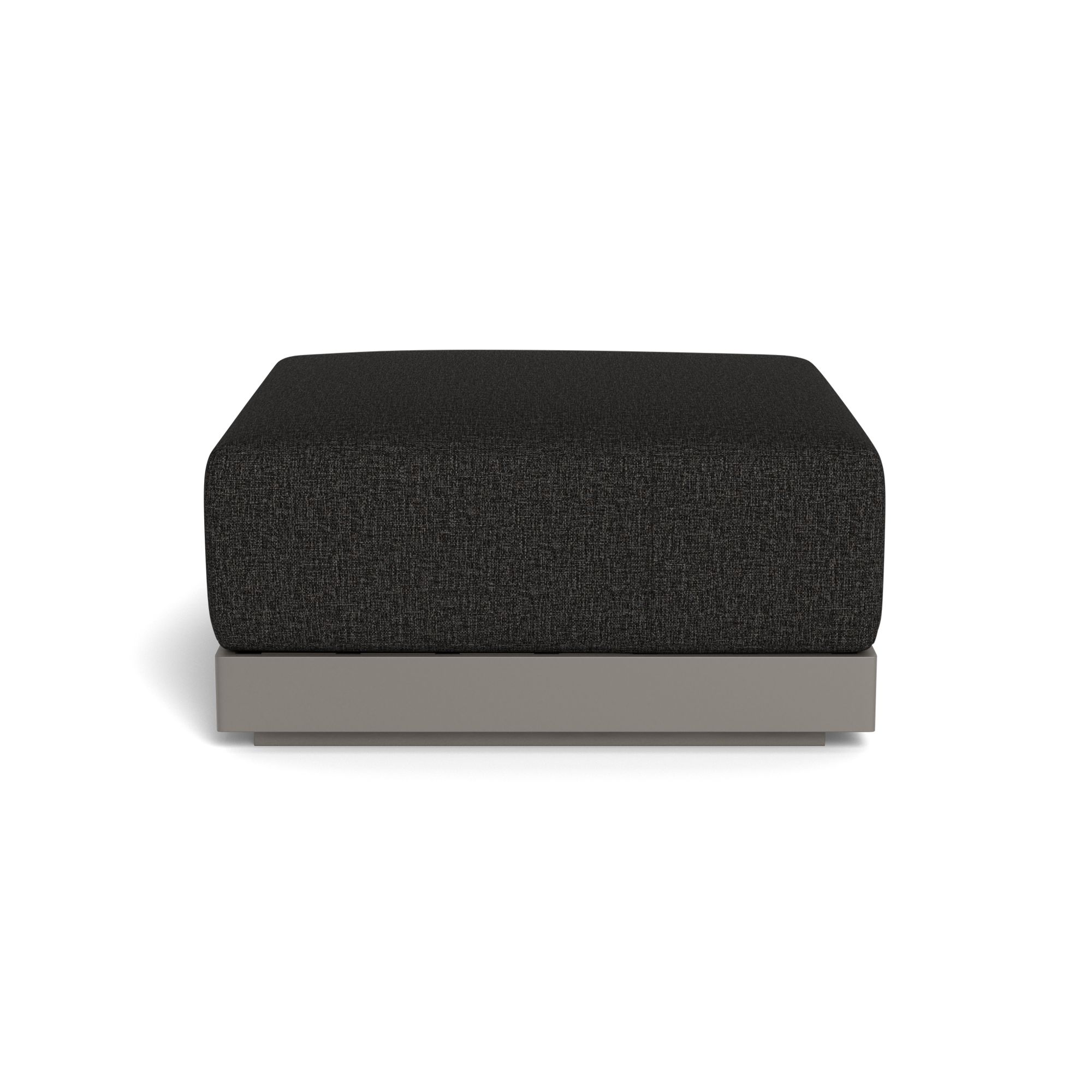 Harbour Antigua Ottoman - Aluminum Taupe, Copacabana Midnight