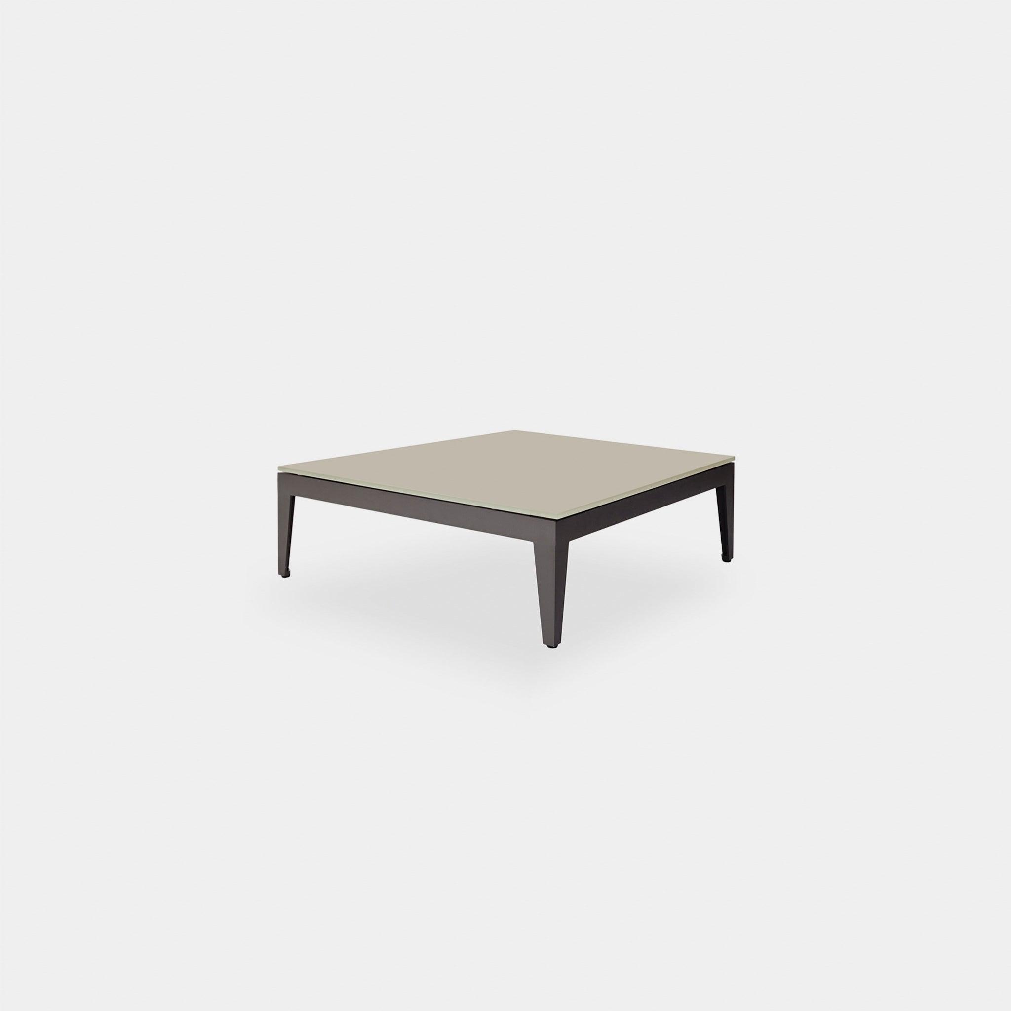 Harbour Balmoral Side Table - Aluminum Asteroid, Granite Black