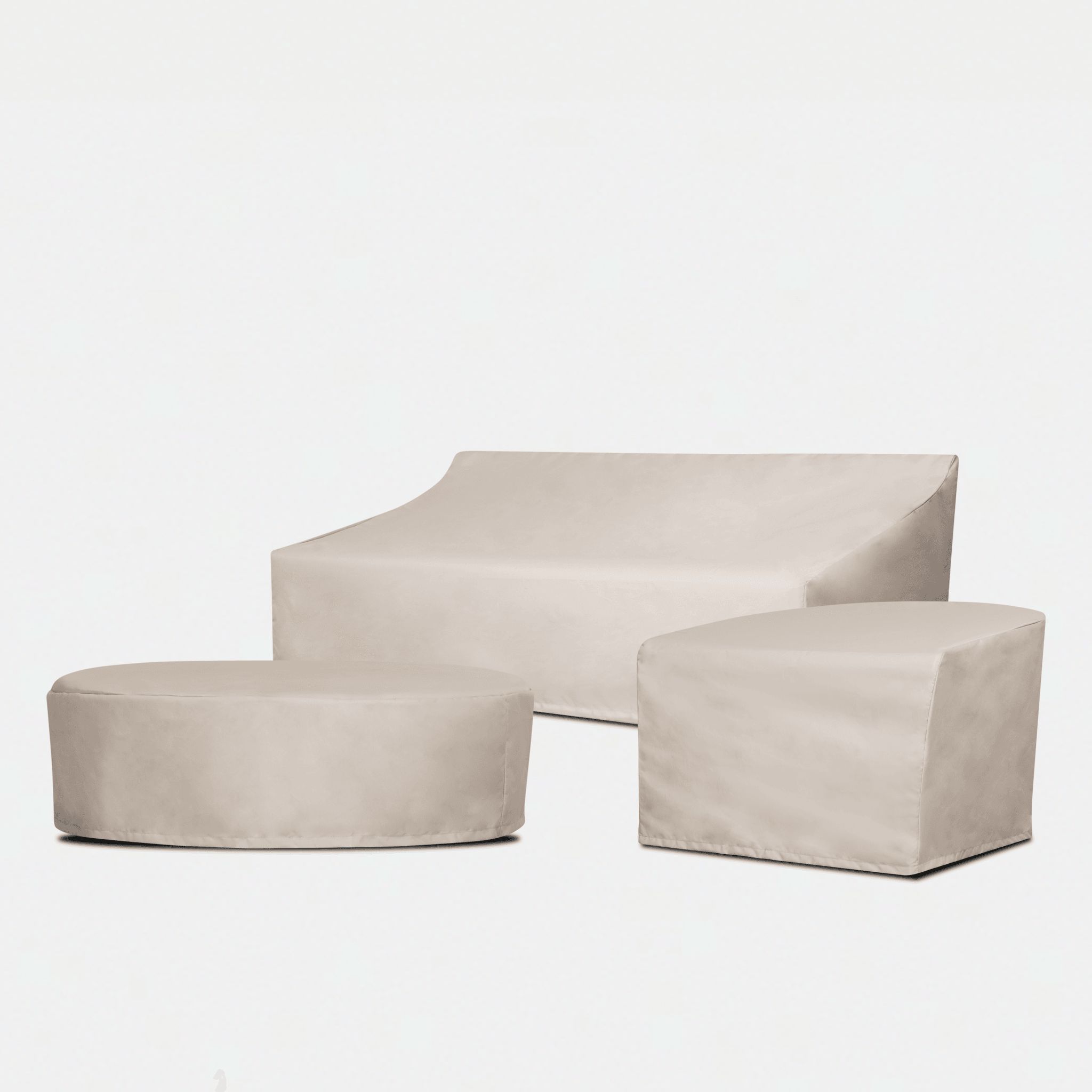 Harbour Barcelona 3 Seat Sofa - Weather Cover, Surlast Sand