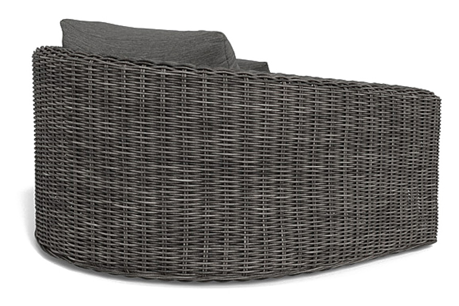 Harbour Barcelona Lounge Chair - Wicker Gray, Copacabana Sand