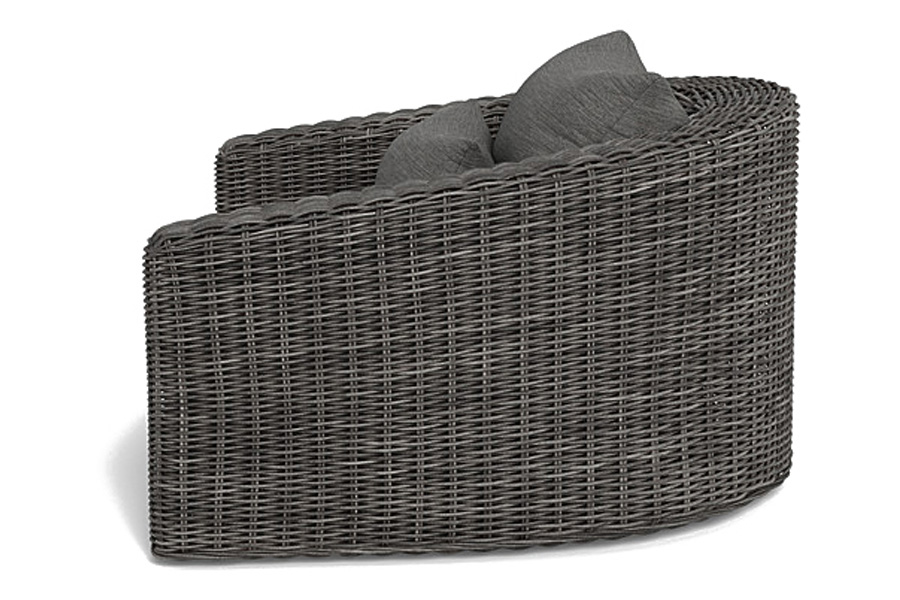 Harbour Barcelona Lounge Chair - Wicker Gray, Copacabana Sand