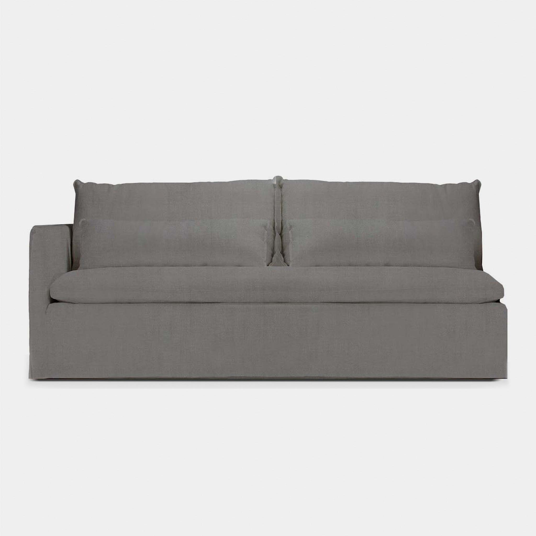 Harbour Bondi 2 Seat 1 Arm Sofa Left - Harbour Belgian Linen Black