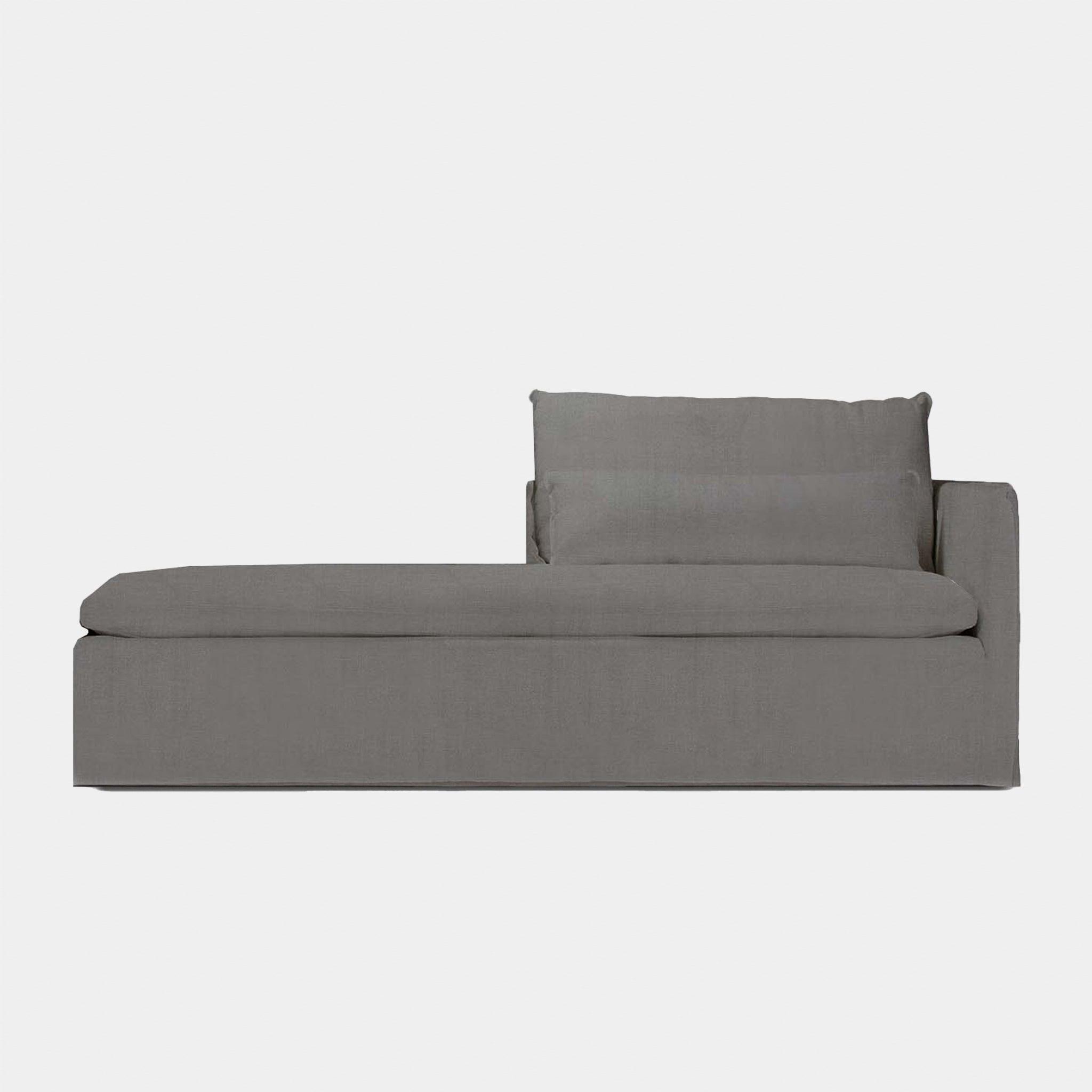 Harbour Bondi Chaise Left - Harbour Belgian Linen Black