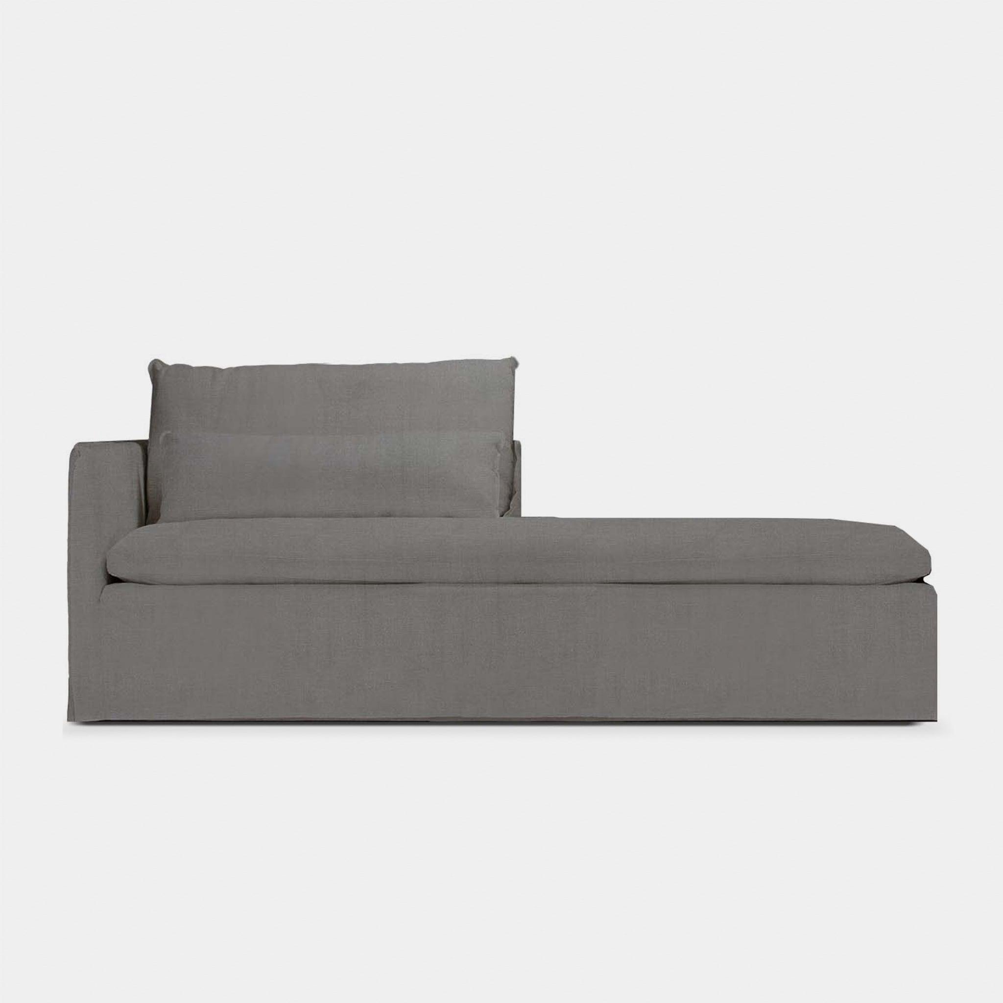 Harbour Bondi Chaise Right - Harbour Belgian Linen Black