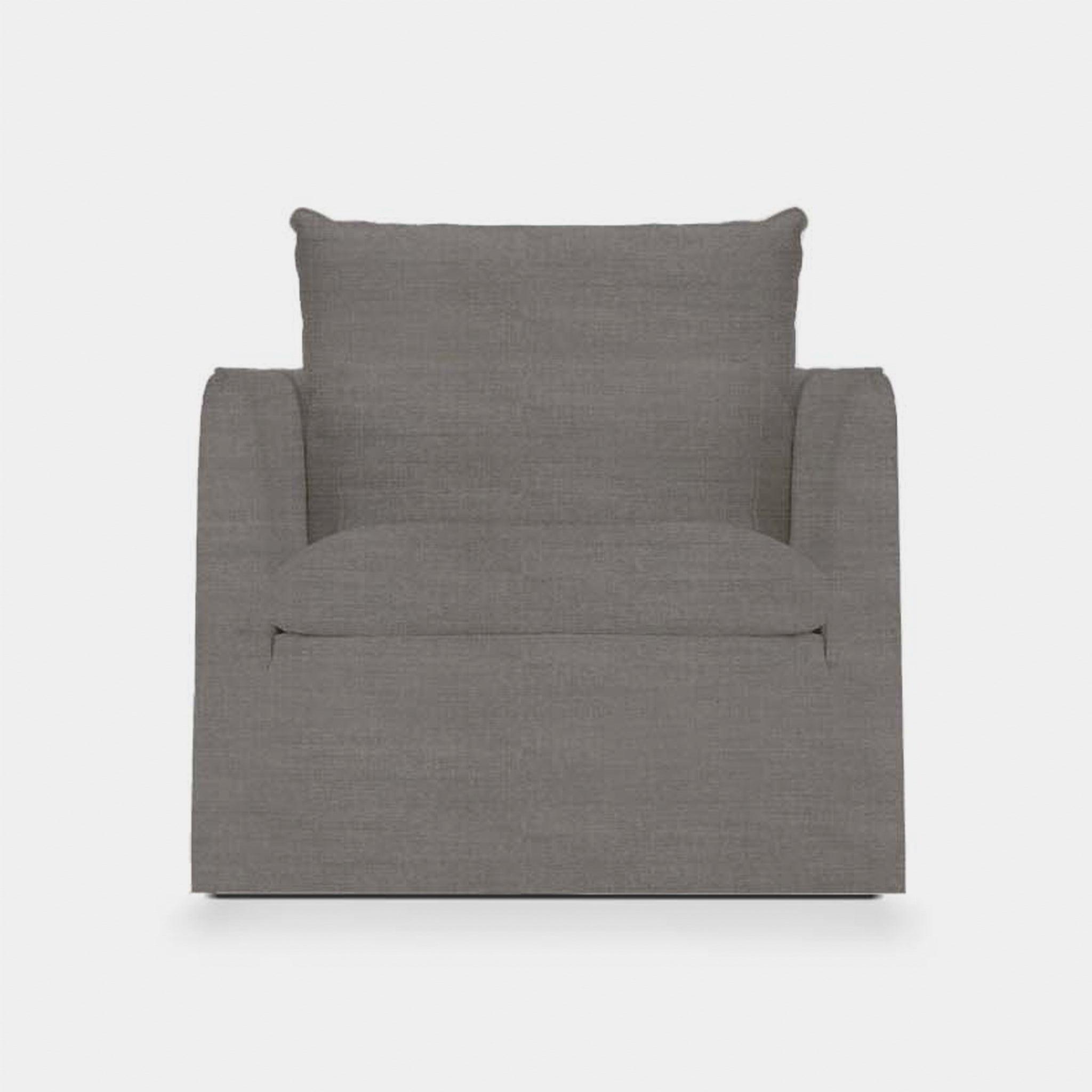 Harbour Bondi Lounge Chair - Harbour Belgian Linen Black