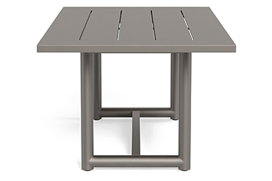 Harbour Breeze Xl Dining Table 79" - Aluminum White