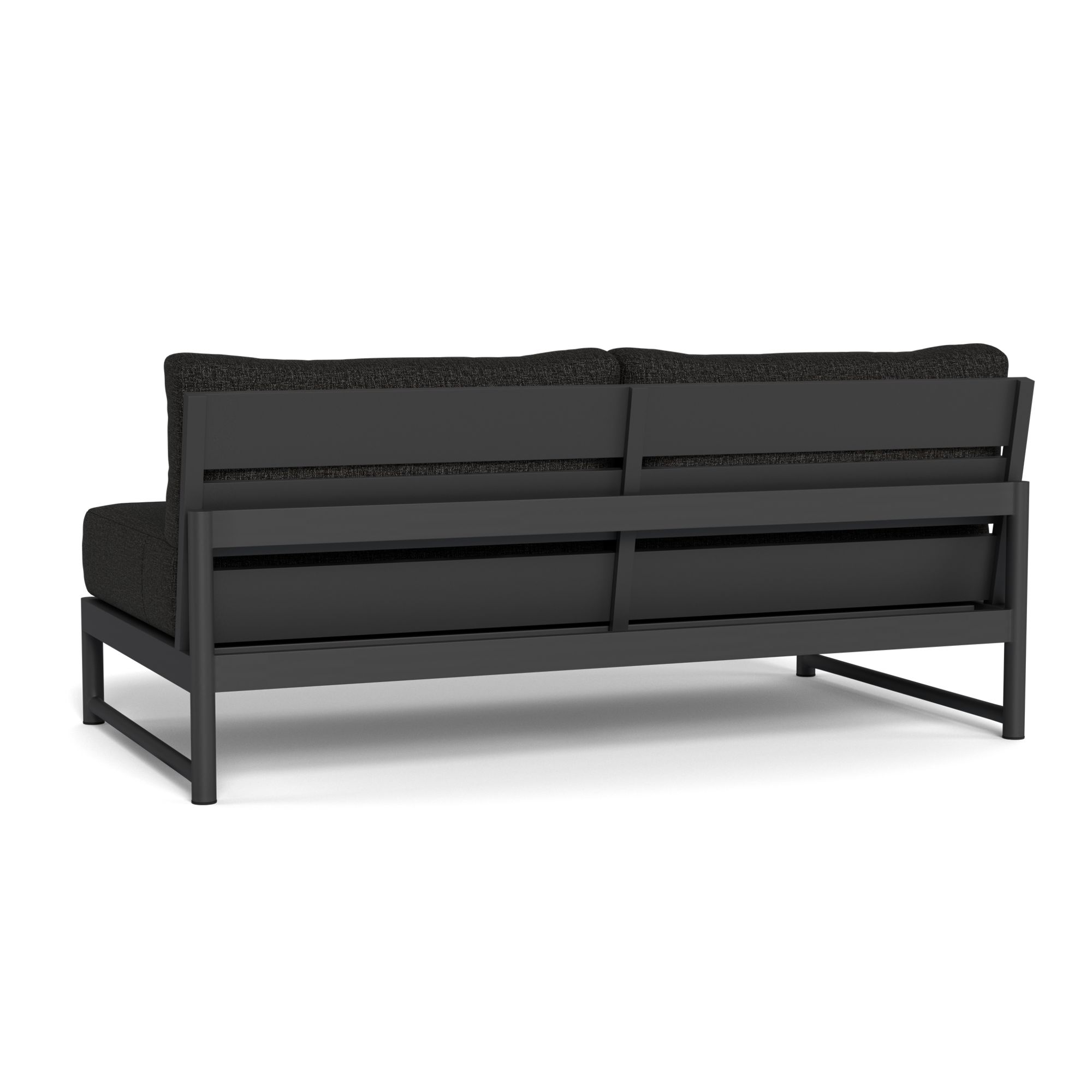 Harbour Breeze Xl 2 Seat Armless Sofa - Aluminum Asteroid, Copacabana Midnight