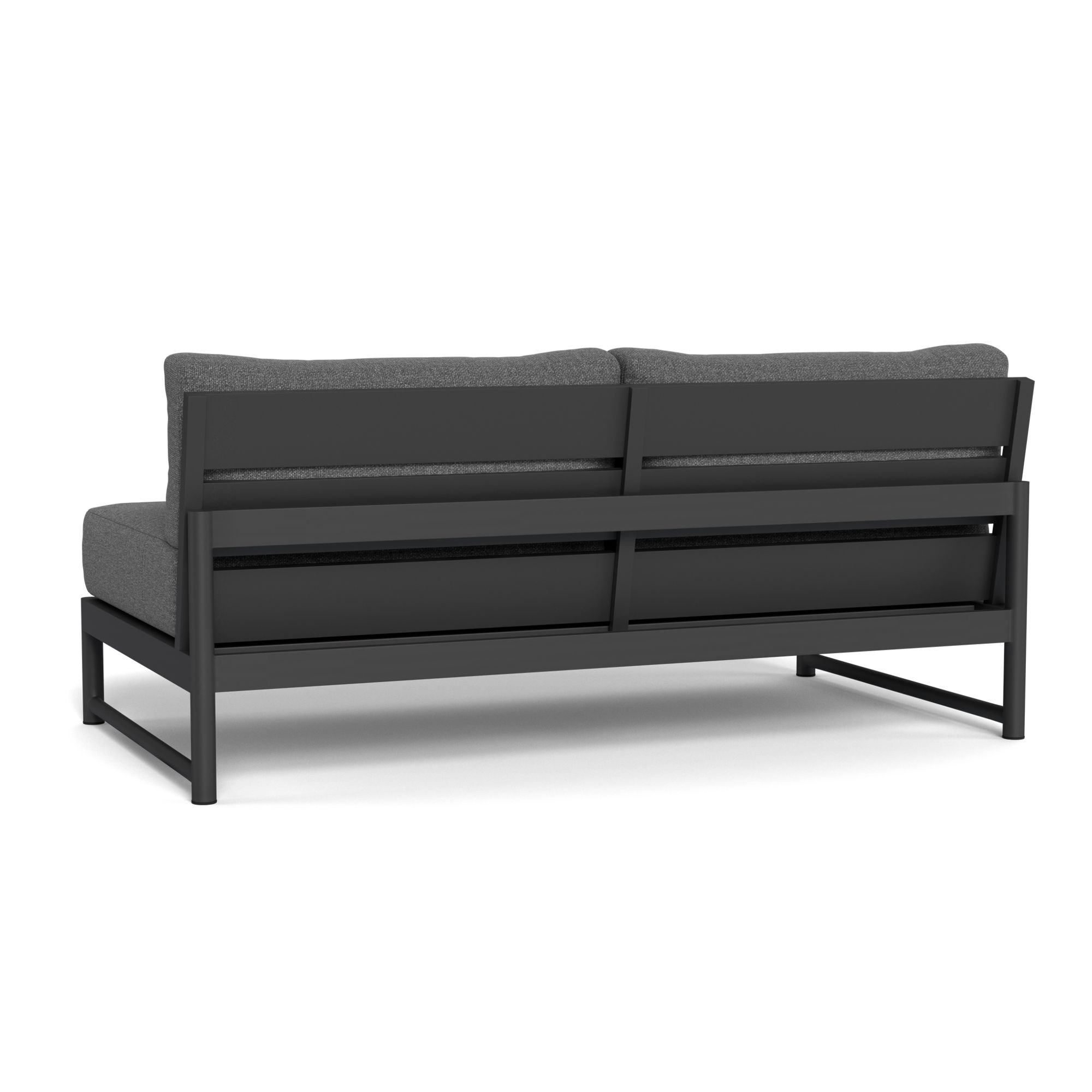 Harbour Breeze Xl 2 Seat Armless Sofa - Aluminum Asteroid, Siesta Slate