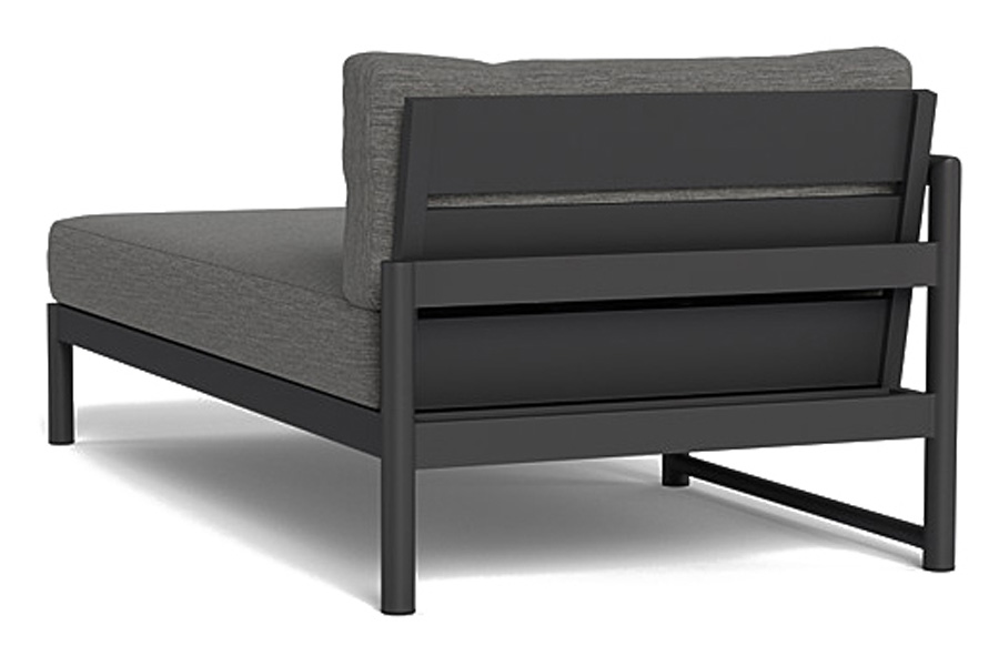 Harbour Breeze Xl Chaise Left - Aluminum Asteroid, Lisos Grafito