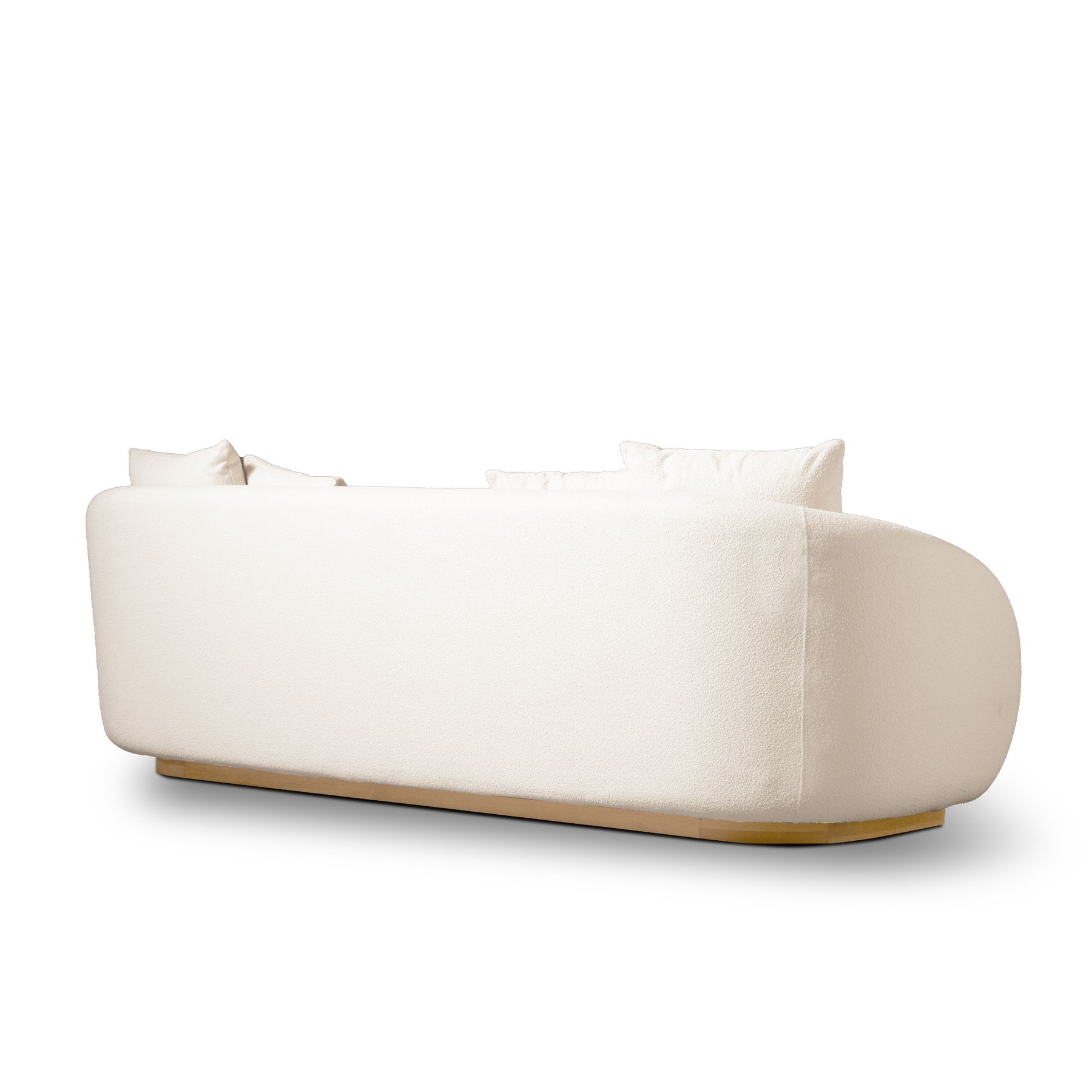 Harbour Como 3 Seat Sofa - Sealed Teak Natural, Copacabana Sand