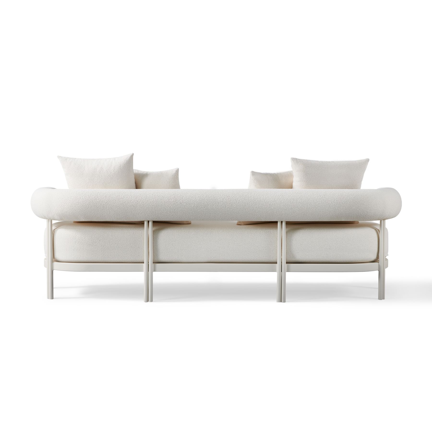 Harbour Cove Luxe 3 Seat Sofa - Aluminum Asteroid, Panama Marble