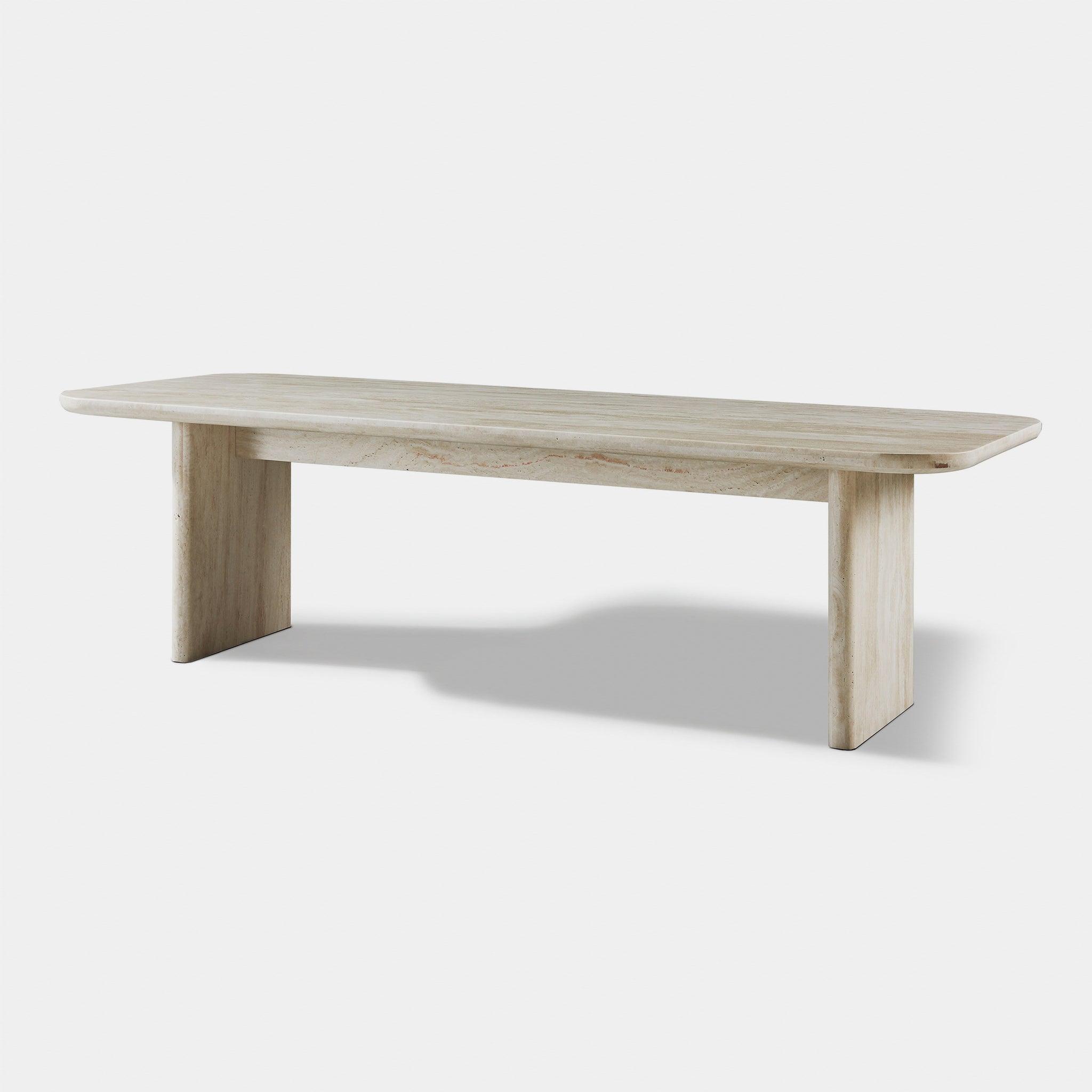 Harbour Ford Dining Table 108" - Marble Arabescato