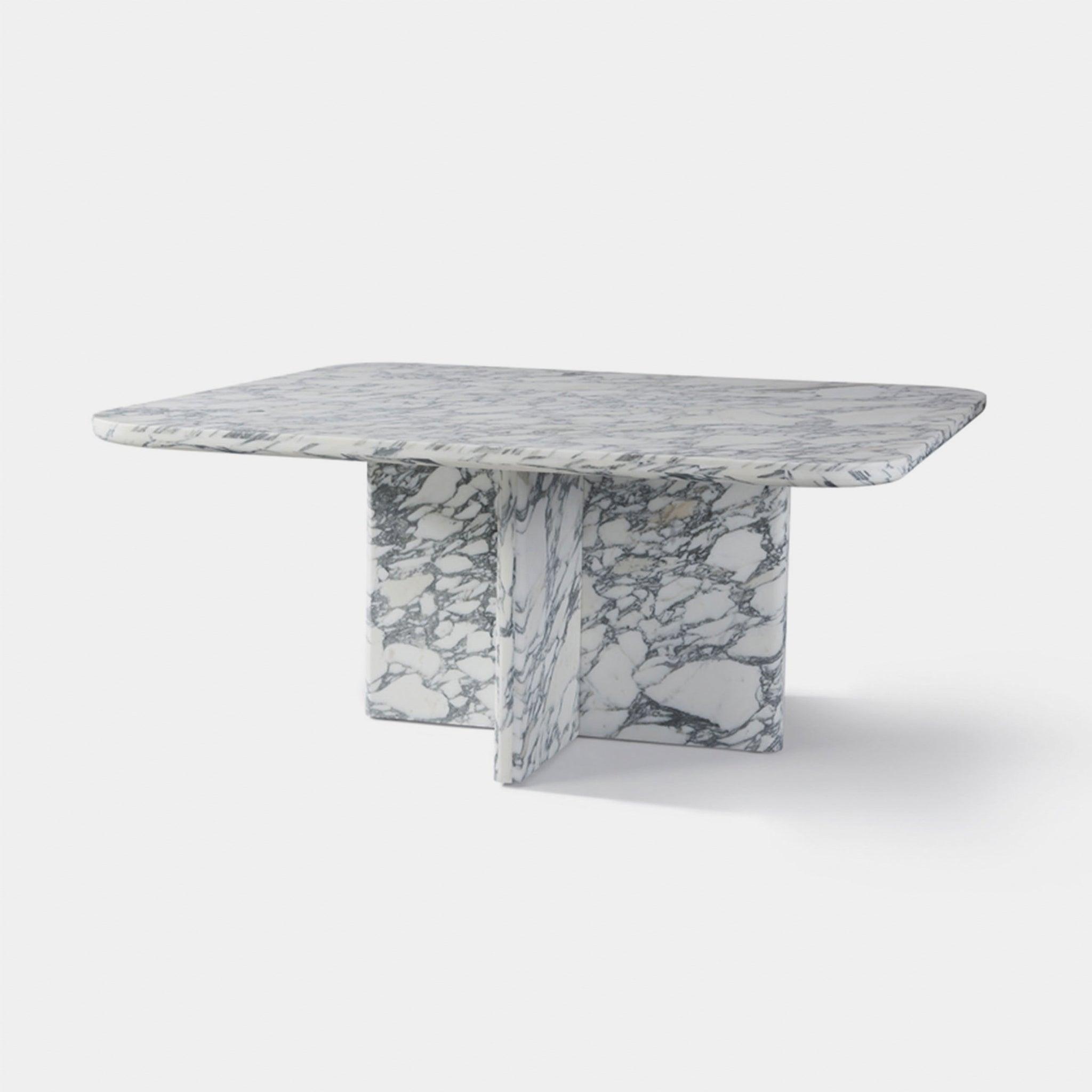 Harbour Ford Square Dining Table 67" - Marble Arabescato