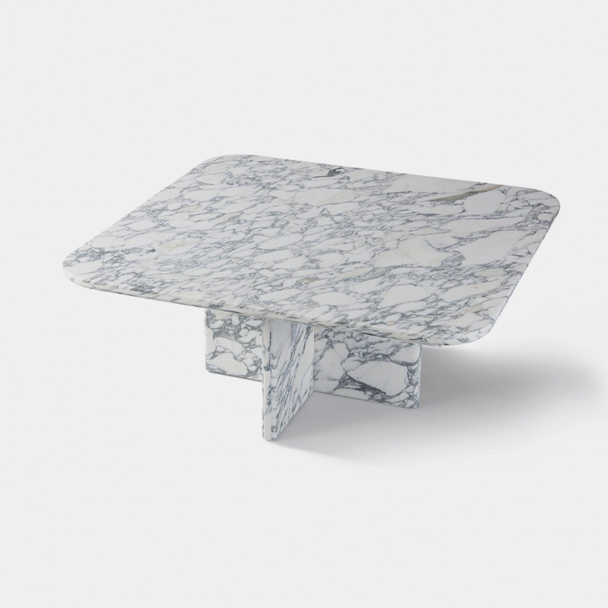 Harbour Ford Square Dining Table 67" - Marble Arabescato