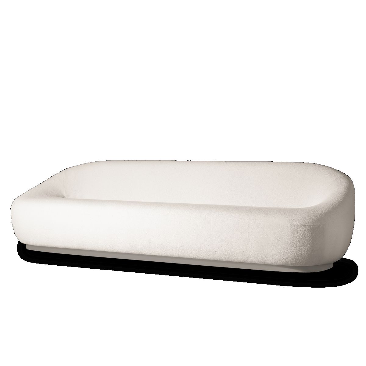 Harbour Gio 3 Seat Sofa - Aluminum Asteroid, Lisos Grafito