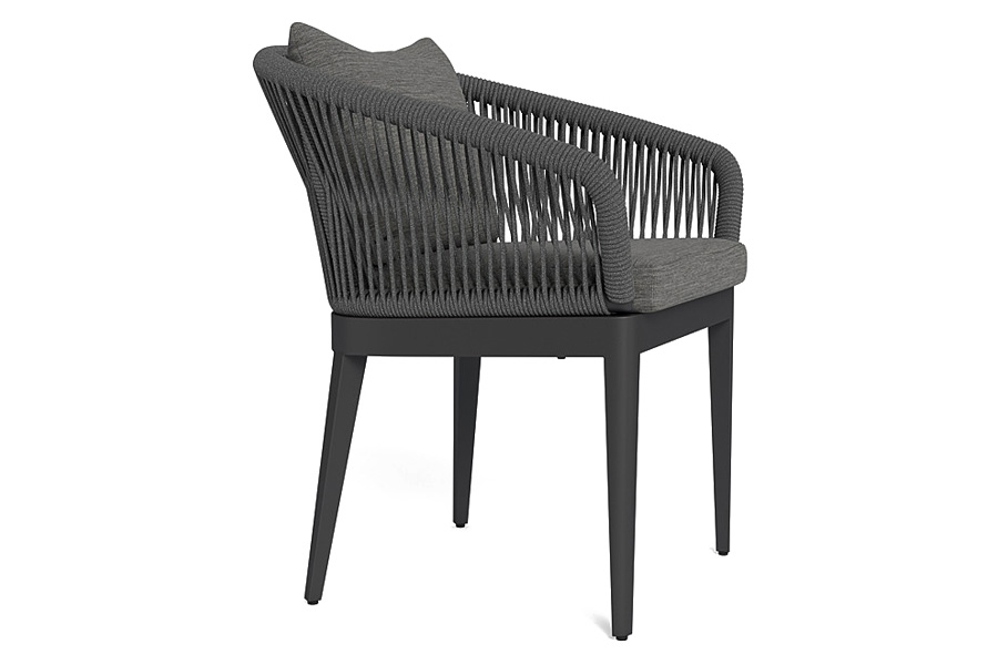 Harbour Hamilton Dining Chair - Aluminum Asteroid, Lisos Grafito