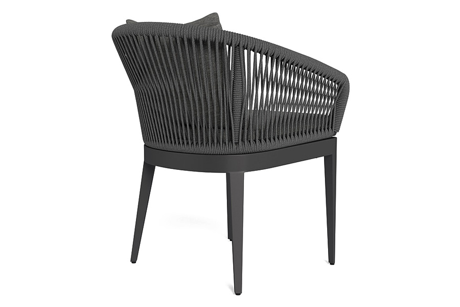 Harbour Hamilton Dining Chair - Aluminum Asteroid, Lisos Grafito