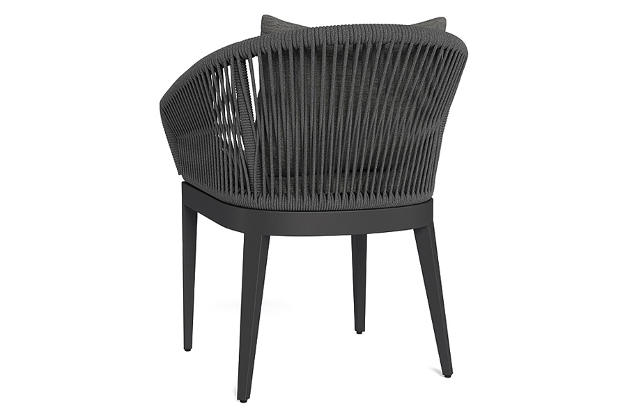 Harbour Hamilton Dining Chair - Aluminum Asteroid, Lisos Grafito