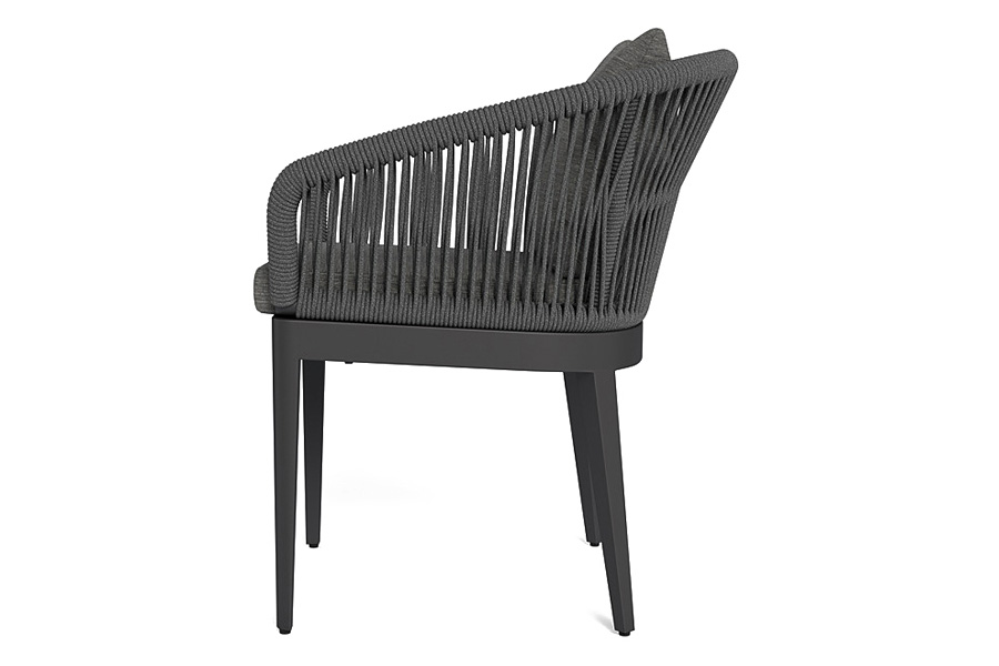 Harbour Hamilton Dining Chair - Aluminum Asteroid, Lisos Grafito