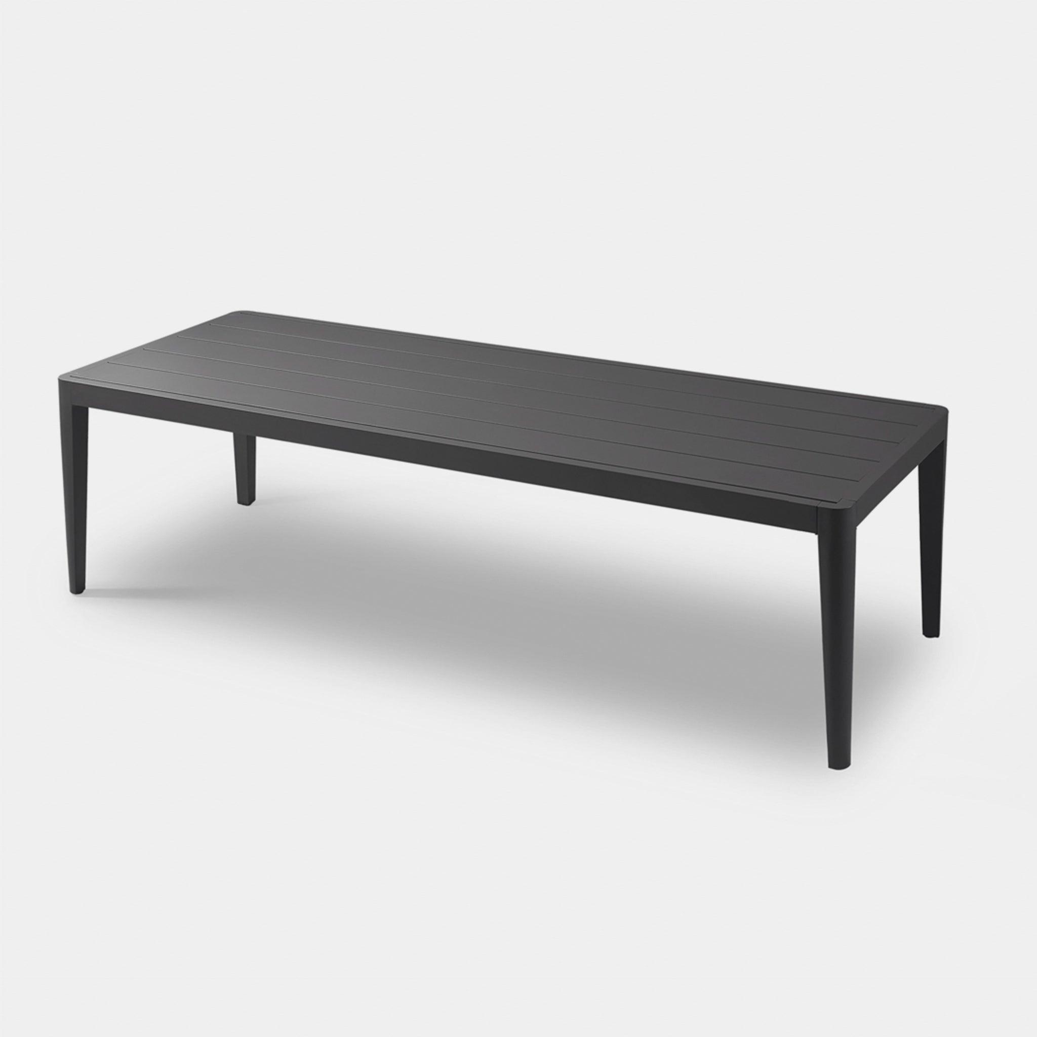 Harbour Hamilton Dinng Table 102" - Aluminum Asteroid