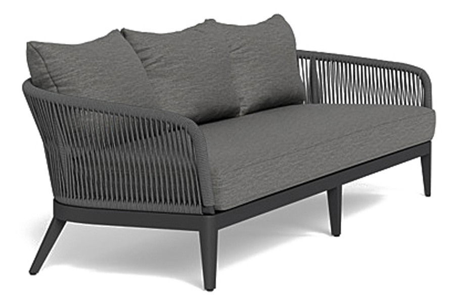 Harbour Hamilton 3 Seat Sofa - Aluminum Asteroid, Lisos Grafito