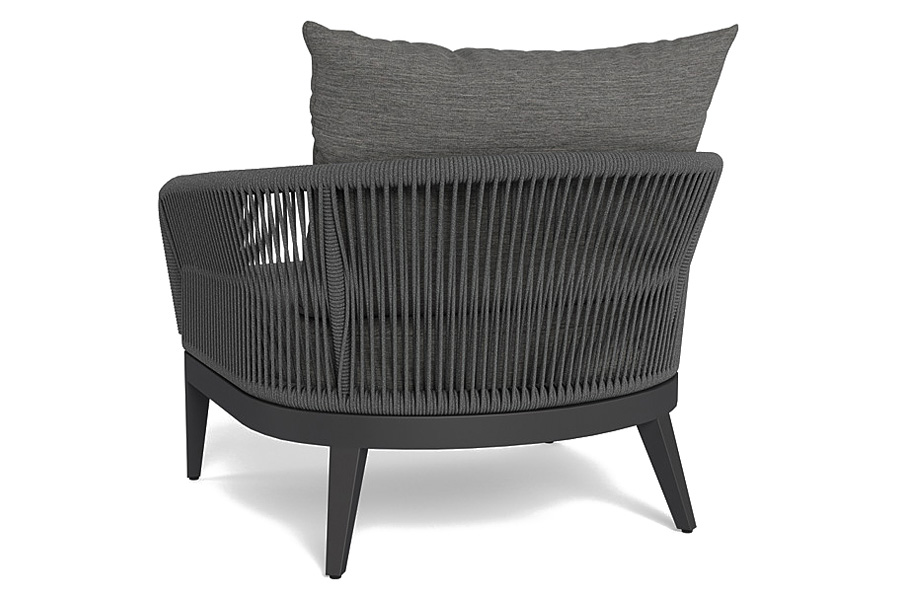 Harbour Hamilton Lounge Chair - Aluminum Asteroid, Riviera Slate