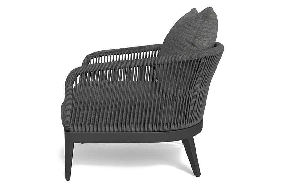 Harbour Hamilton Lounge Chair - Aluminum Asteroid, Riviera Slate